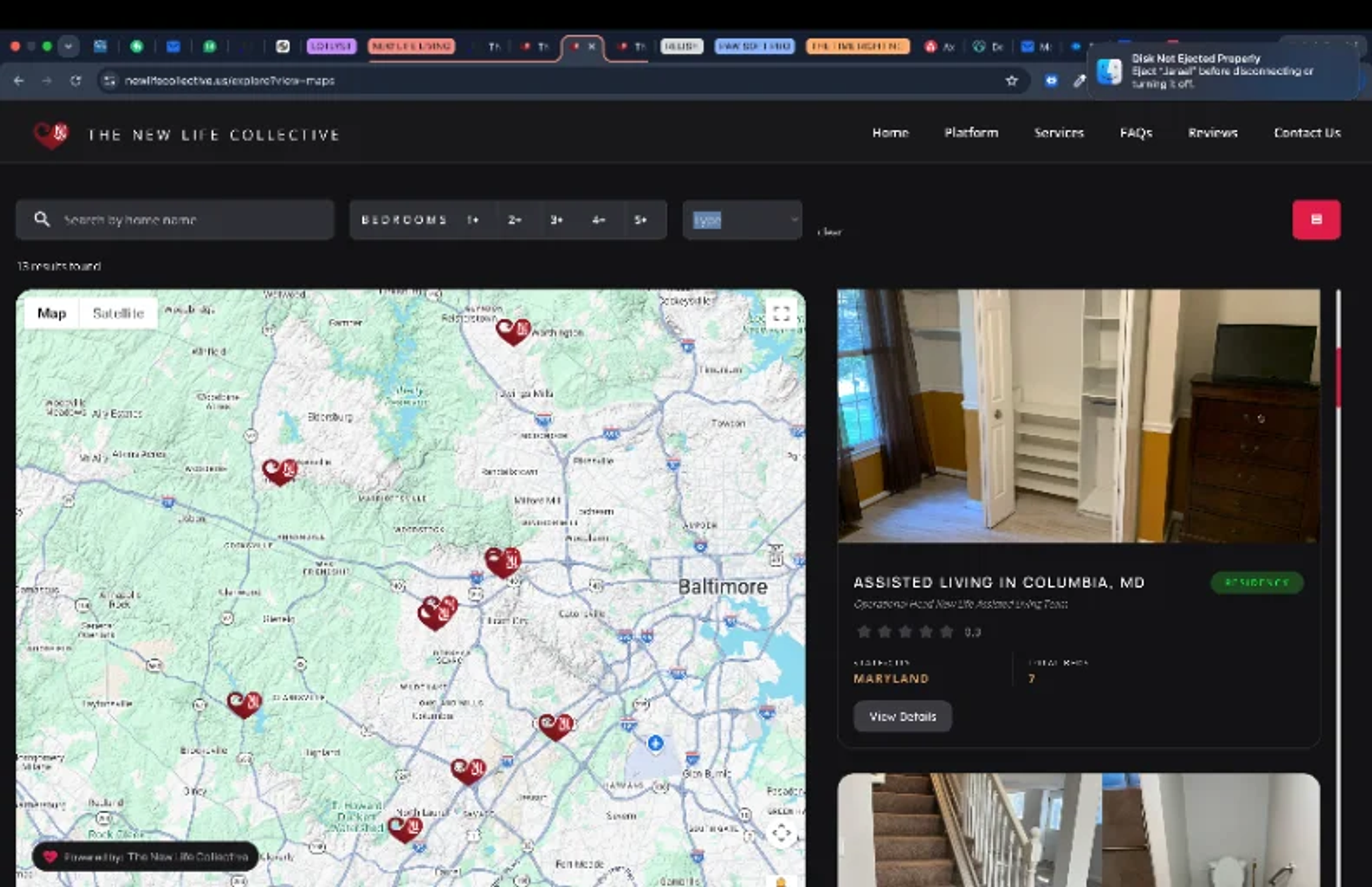 The New Life Collective product interface — the response in practice